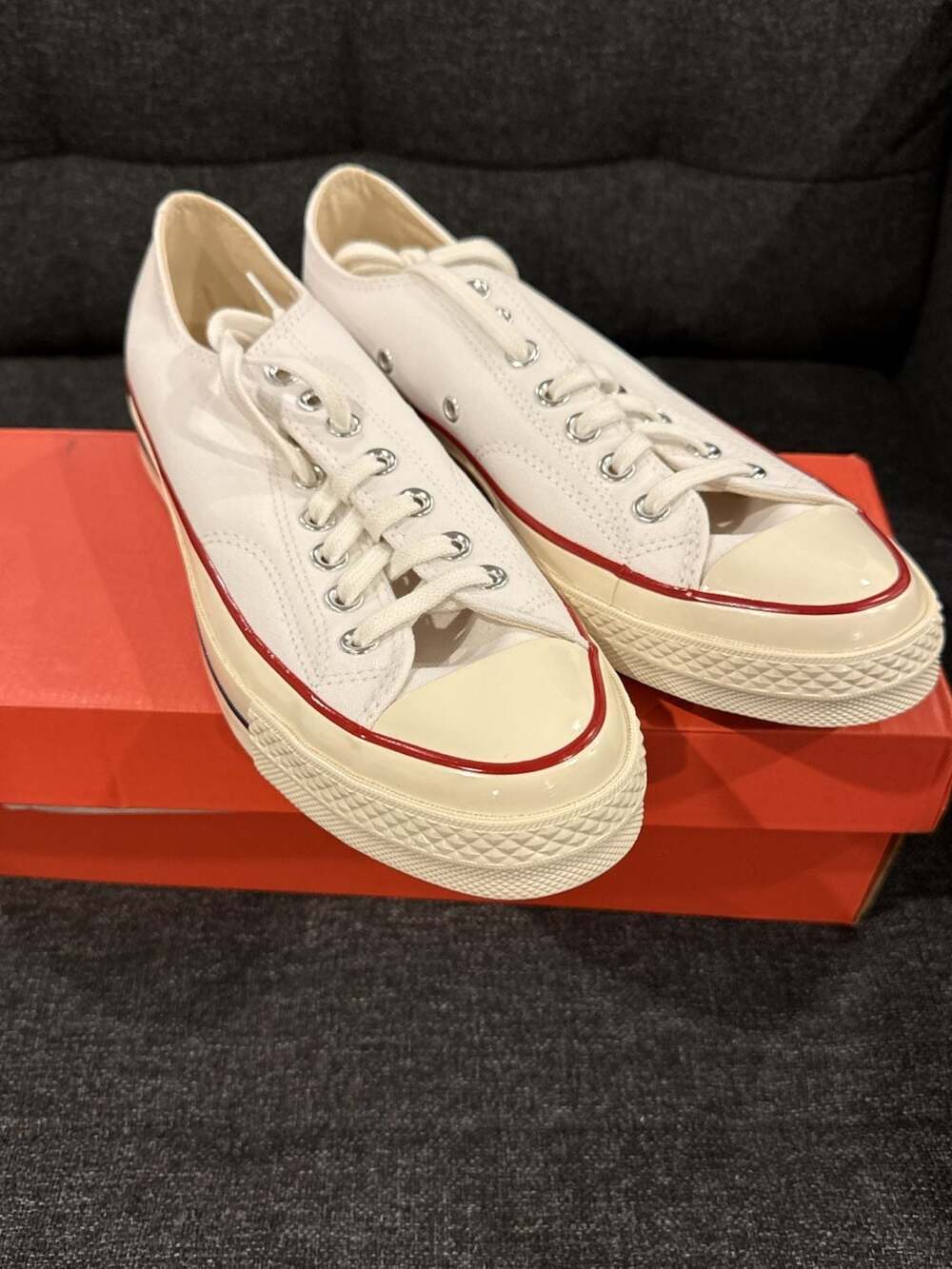 Converse Chuck 70 Low White Garnet Egret 162065C - 8.5M / 10.5W - Picture 6 of 9